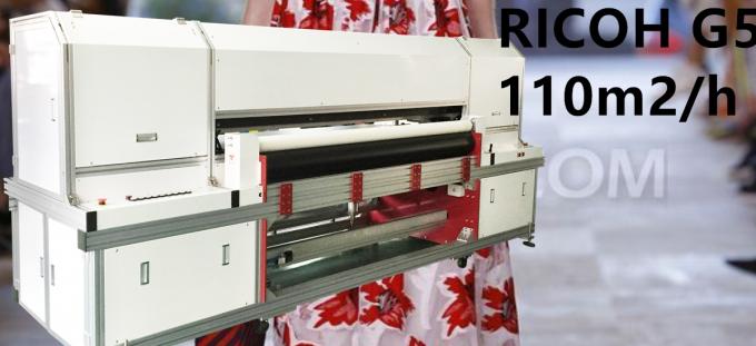 7 PL 증명되는 실크 스카프 1800mm 세륨에 민감하는 잉크 디지털 방식으로 직물 인쇄기