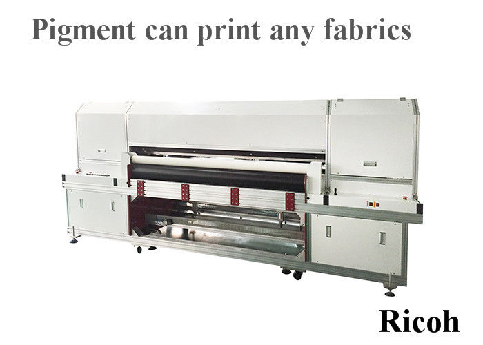 8 Ricoh Digital Textile Printer For Pigment Printing 1800mm Automatic Cleaning