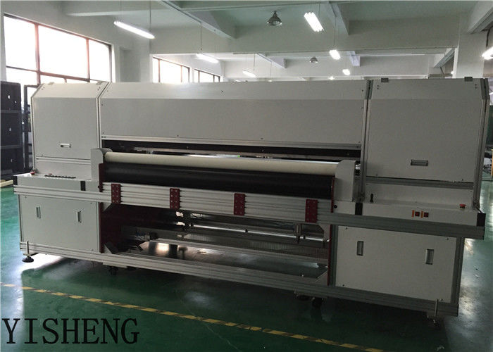 4 - 8 Color Flatbed Fabric Inkjet Printer Print On Cotton Poly Silk 1800mm